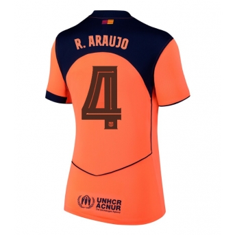 Billige Fotballdrakt Barcelona Ronald Araujo #4 Replika Tredjedrakt Dame 2025-26 Kortermet